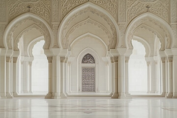 Fototapeta premium Stunning Islamic Architecture in a Mosque