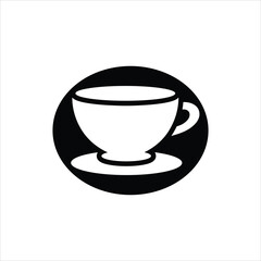 Tee and Coffee cup Vector illustration, Coffee Cup Vector icon Art & Graphics