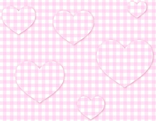 ハートのシームレスパターン　G