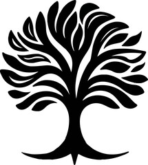 A black-and-white vector illustration of a bird perched on a textured tree branch, a rat below with sleek fur, and intricate details, all set against a clean, transparent background.