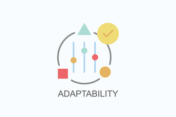 Adaptability Isolated Vector, Icon Or Logo Sign Symbol Illustration