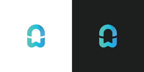 Vector Letter NW Logo Design