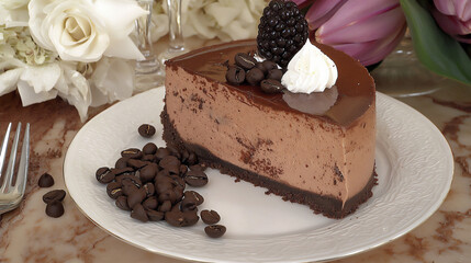  elegant chocolate espresso cheesecake