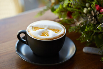 cup of coffee with cream