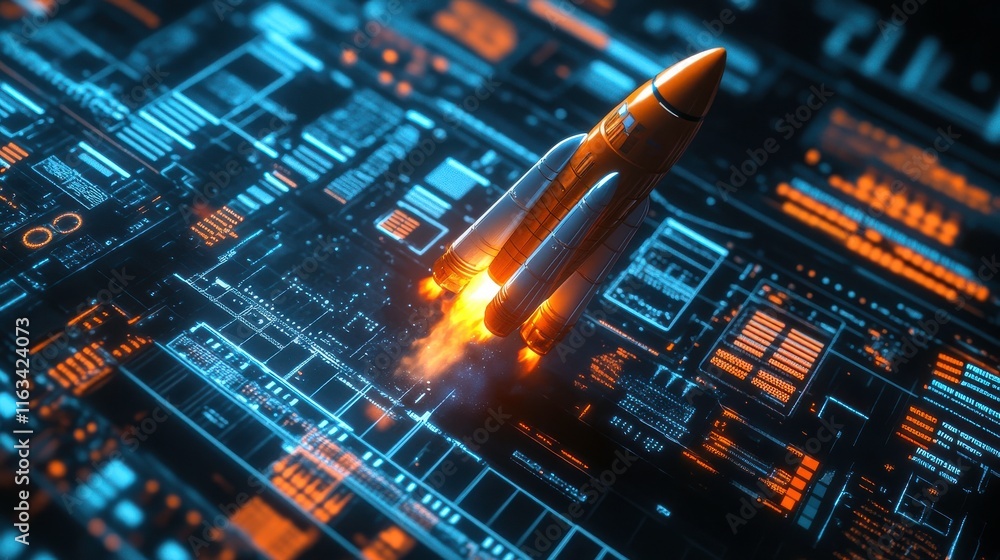 Poster augmented reality launch visualization with dynamic data