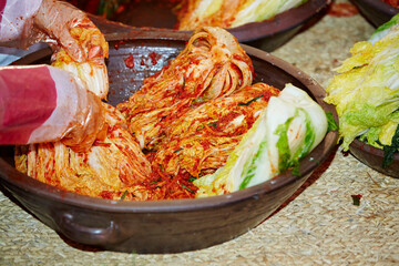 Making Traditional Korean Kimchi