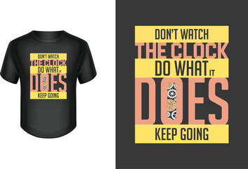  Motivational t-shirt design, Design for black t-shirt.