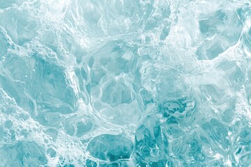 Abstract Aqua Water Texture with Bubbles