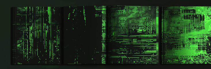 Obraz premium Lush grass reflected in calm water with surrounding nature and greenery