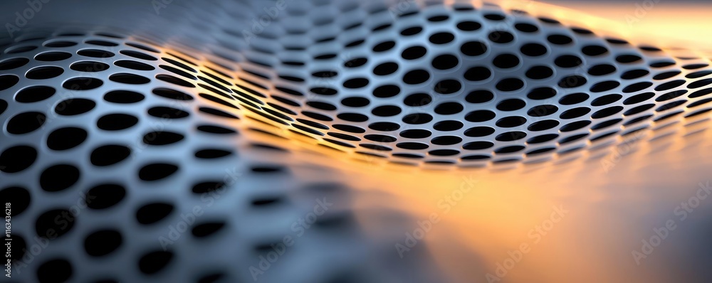 Poster brushed abstract background idea. abstract design featuring perforated surfaces and dynamic lighting