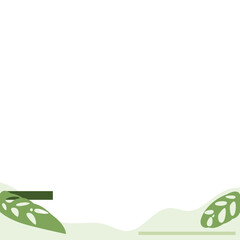 Obraz premium Monstera Leaf Corner