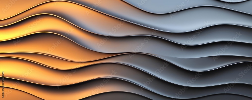 Poster brushed abstract background idea. stylish abstract waves in gradient colors showcasing intricate des