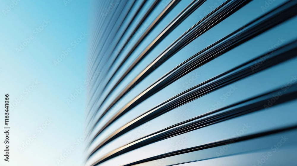 Poster brushed abstract background idea. close-up view of a modern building facade with sleek lines and a c
