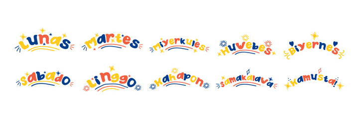 Day Of Languange Filiphina. vector illustration