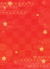 正月の背景イラスト