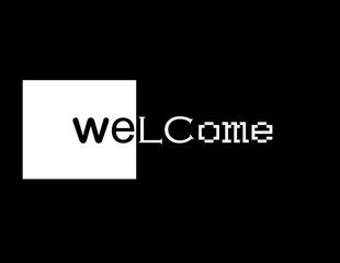 Fototapeta premium say welcome