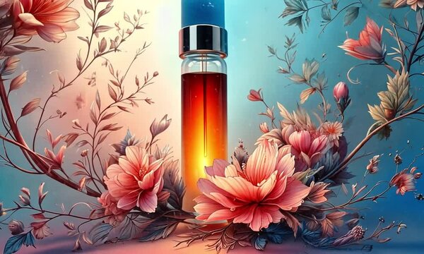 AI - Illustration of Blood and Transfusion: A Symbol of Life and Medical Care. Ideal for use in educational materials, medical campaigns, and healthcare-related designs.
