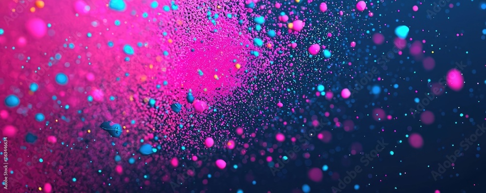 Poster splatter abstract background idea. vibrant abstract background with colorful splashes of paint and d