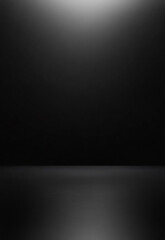 Dark blue product background Product showcase with spotlight. Black studio room background
