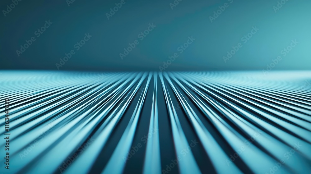 Poster brushed abstract background idea. abstract close-up view of lined surfaces with a futuristic blue gr