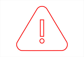warning, attention icon vector. exclamation danger mark triangle shape sign. caution warning iconswarning, attention icon vector. exclamation danger mark triangle shape sign. caution warning icons