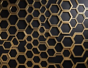 seamless pattern with hexagons