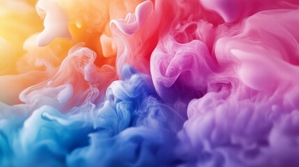 Obraz premium Liquid Summer Melodies: Gradient Art in Motion