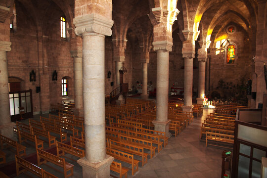 The church in Batroun, Lebanon