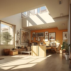 Corner of the interior