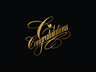 elite golden congratulations script, radiant golden congratulations inscription, signature gold congratulations calligraphy.







