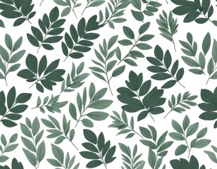 seamless pattern with leaves