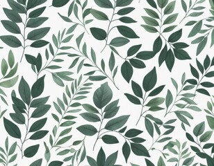 seamless pattern with leaves
