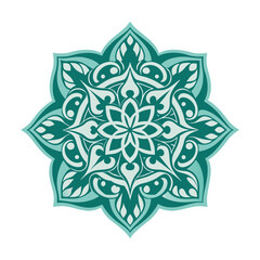 modern pattern mandala illustration logo symbol vector art design