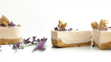  elegant vanilla lavender cheesecake