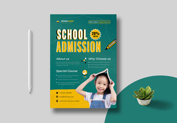 Junior School Admission Flyer Template