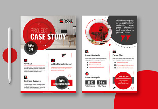 Project Case Study With Red Color