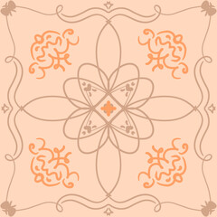 background with flowers seamless pattern
