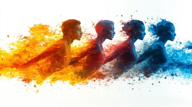 Dynamic Promo Banner for Men's Health Day. Generative AI