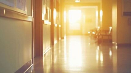 Modern Medical Environment with Warm Lighting