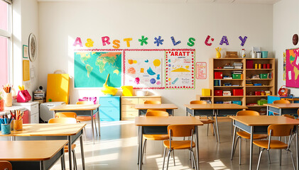 classroom in school
