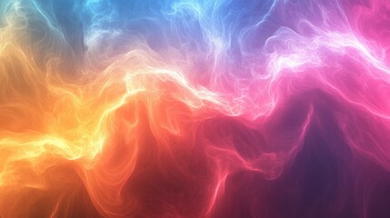 Obraz premium abstract rainbow fractal background