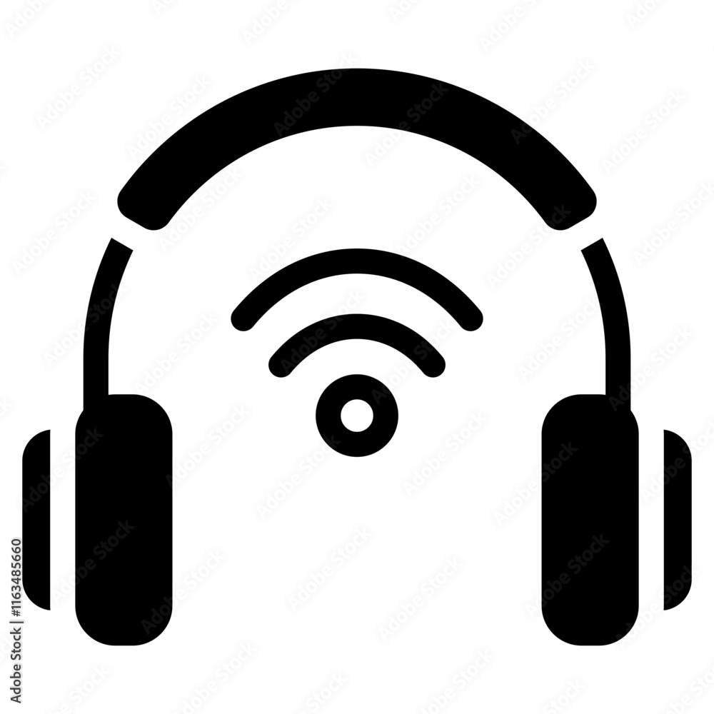 Poster Headphones Icon