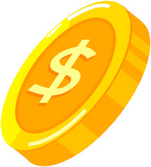 Dollar Coin $ icon