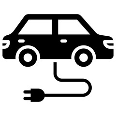 Electric Car Icon