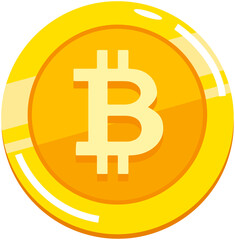 Bitcoin flat icon
