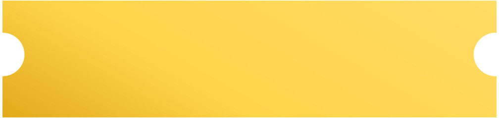 Blank Gold Ticket Coupon