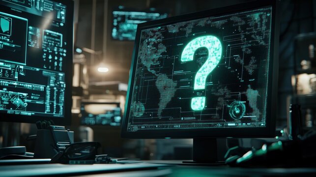 Cybersecurity Mystery: Unveiling the Enigma on a Digital Map