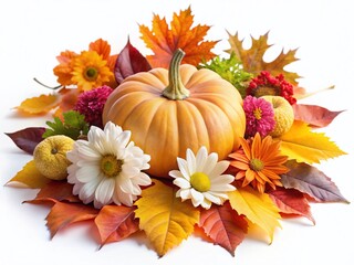 Autumn Leaves, Daisy, Pumpkin - Festive Decor