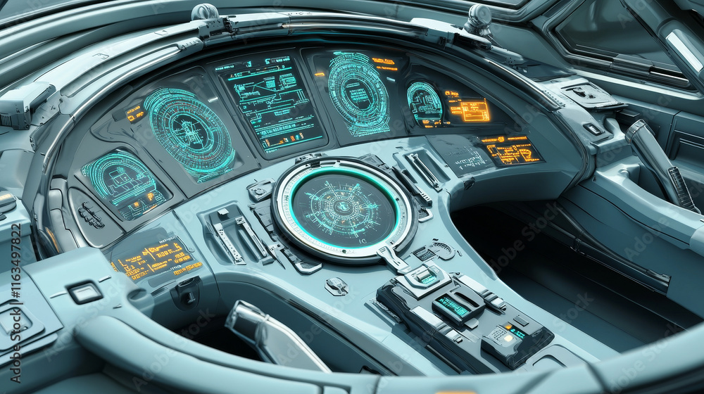 Poster hud compass, aim control panel or navigation interface. futuristic vector optical round aiming, sci-