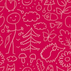 abstract seamless pattern background fabric fashion design print wrapping paper digital illustration art texture textile wallpaper colorful apparel image 